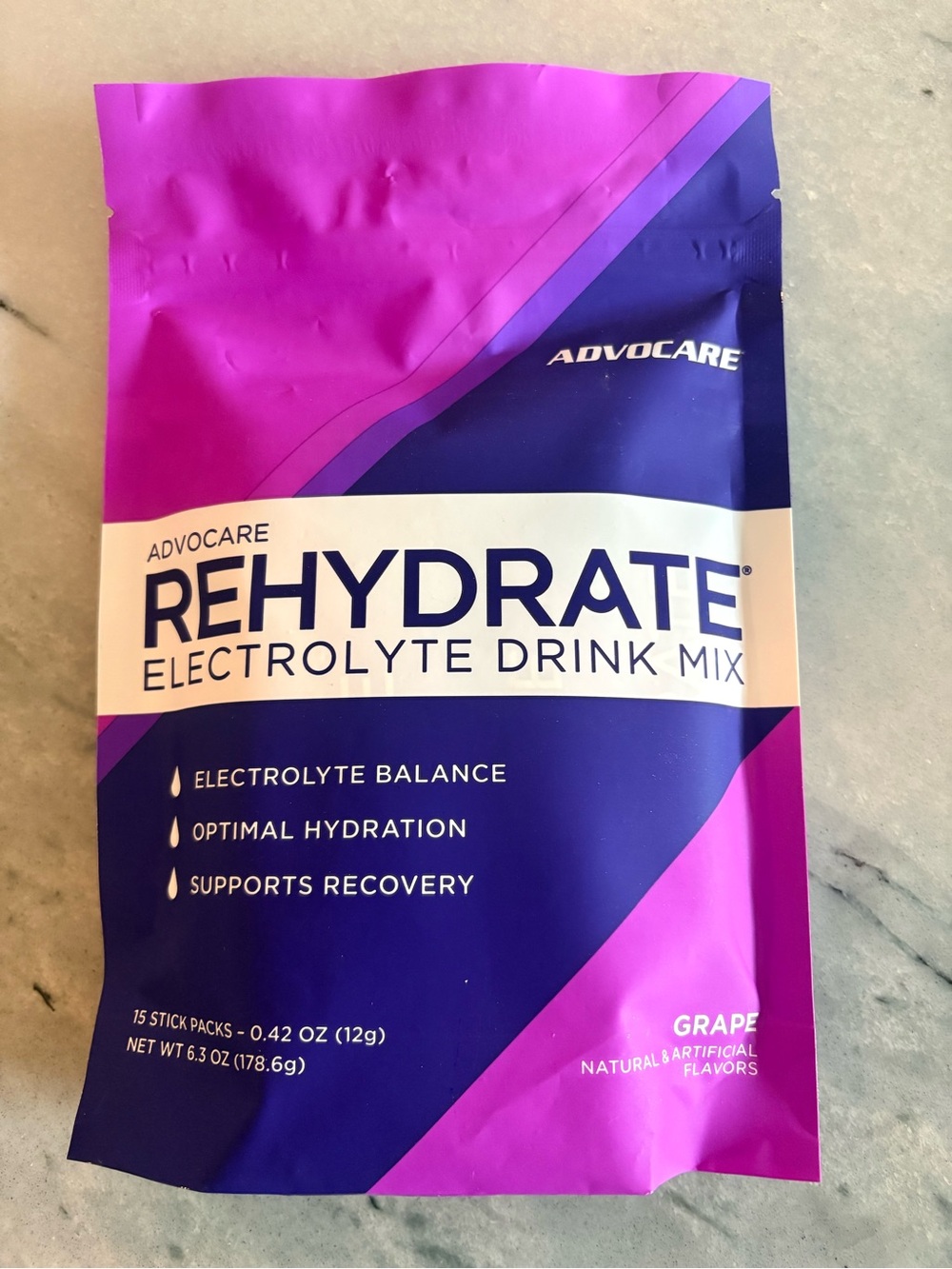 Rehydrate Electrolyte Drink Mix - Purple (Grape)